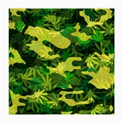 Marijuana Camouflage Cannabis Drug Medium Glasses Cloth by Amaryn4rt