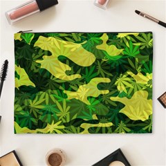 Marijuana Camouflage Cannabis Drug Cosmetic Bag (xl) by Amaryn4rt