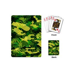 Marijuana Camouflage Cannabis Drug Playing Cards (mini)  by Amaryn4rt