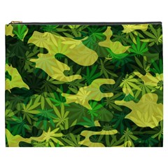 Marijuana Camouflage Cannabis Drug Cosmetic Bag (xxxl)  by Amaryn4rt