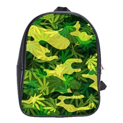 Marijuana Camouflage Cannabis Drug School Bags (xl)  by Amaryn4rt