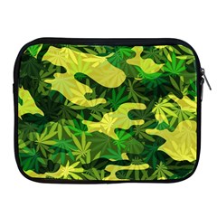 Marijuana Camouflage Cannabis Drug Apple Ipad 2/3/4 Zipper Cases by Amaryn4rt