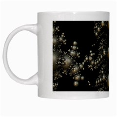 Fractal Math Geometry Backdrop White Mugs by Amaryn4rt