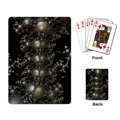 Fractal Math Geometry Backdrop Playing Card by Amaryn4rt