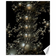 Fractal Math Geometry Backdrop Canvas 11  X 14   by Amaryn4rt