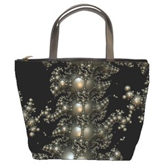 Fractal Math Geometry Backdrop Bucket Bags by Amaryn4rt