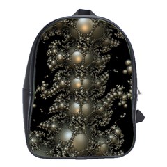 Fractal Math Geometry Backdrop School Bags (xl) 