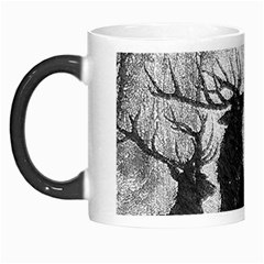 Stag Deer Forest Winter Christmas Morph Mugs by Amaryn4rt