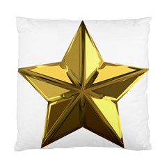 Stars Gold Color Transparency Standard Cushion Case (one Side) by Amaryn4rt