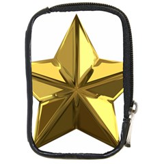 Stars Gold Color Transparency Compact Camera Cases