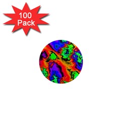 Hot Fractal Statement 1  Mini Magnets (100 pack) 