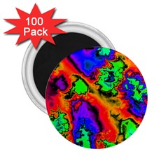 Hot Fractal Statement 2.25  Magnets (100 pack) 