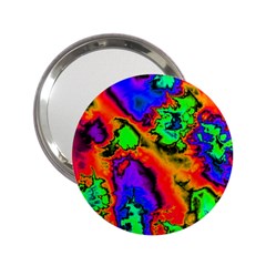 Hot Fractal Statement 2.25  Handbag Mirrors