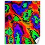 Hot Fractal Statement Canvas 16  x 20   15.75 x19.29  Canvas - 1