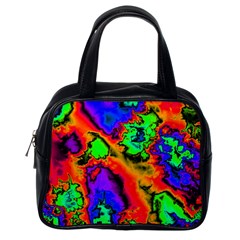 Hot Fractal Statement Classic Handbags (one Side)