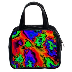 Hot Fractal Statement Classic Handbags (2 Sides)