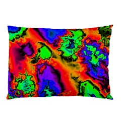 Hot Fractal Statement Pillow Case