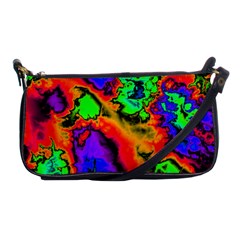 Hot Fractal Statement Shoulder Clutch Bags