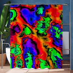 Hot Fractal Statement Shower Curtain 60  X 72  (medium)  by Fractalworld