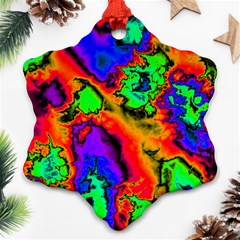 Hot Fractal Statement Ornament (Snowflake)