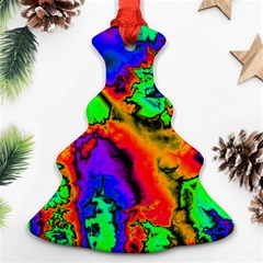 Hot Fractal Statement Ornament (Christmas Tree) 