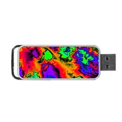 Hot Fractal Statement Portable USB Flash (One Side)