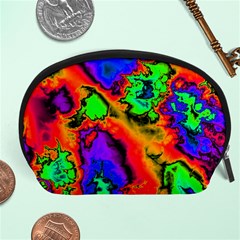 Hot Fractal Statement Accessory Pouches (Large) 