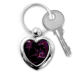 Fantasy Fractal 124 A Key Chains (heart)  by Fractalworld