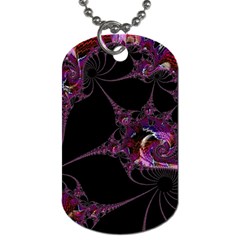 Fantasy Fractal 124 A Dog Tag (one Side) by Fractalworld