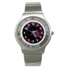 Fantasy Fractal 124 A Stainless Steel Watch by Fractalworld