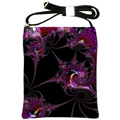 Fantasy Fractal 124 A Shoulder Sling Bags by Fractalworld