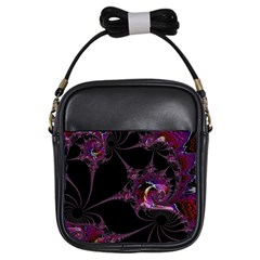 Fantasy Fractal 124 A Girls Sling Bags by Fractalworld