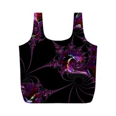 Fantasy Fractal 124 A Full Print Recycle Bags (m)  by Fractalworld