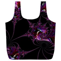 Fantasy Fractal 124 A Full Print Recycle Bags (l)  by Fractalworld