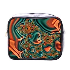 Painted Fractal Mini Toiletries Bags by Fractalworld