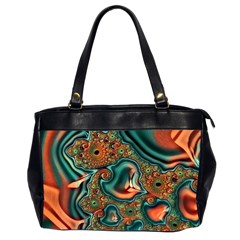 Painted Fractal Office Handbags (2 Sides)  by Fractalworld