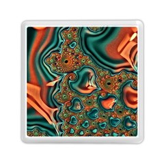 Painted Fractal Memory Card Reader (square)  by Fractalworld