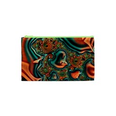 Painted Fractal Cosmetic Bag (xs) by Fractalworld