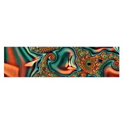 Painted Fractal Satin Scarf (oblong) by Fractalworld