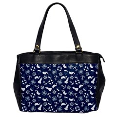 Nautical Navy Office Handbags by electrogiraffe