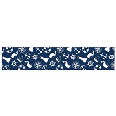 Nautical Navy Flano Scarf (small)