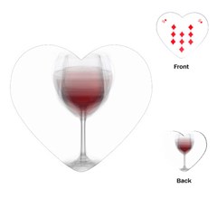 Wine Glass Steve Socha Playing Cards (heart)  by WineGlassOverlay