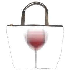 Wine Glass Steve Socha Bucket Bags by WineGlassOverlay