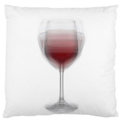 Wine Glass Steve Socha Standard Flano Cushion Case (one Side) by WineGlassOverlay