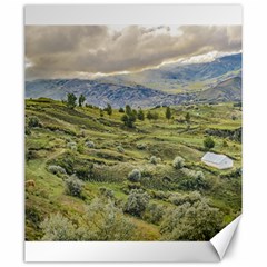 Andean Rural Scene Quilotoa, Ecuador Canvas 20  X 24   by dflcprints