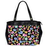 Spring pattern - black Office Handbags (2 Sides)  Front