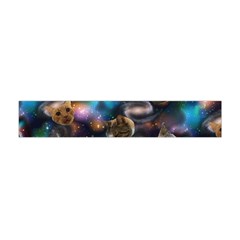 Galaxy Cats Flano Scarf (mini) by electrogiraffe