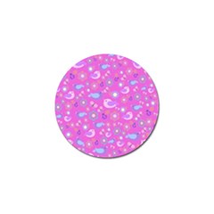 Spring Pattern - Pink Golf Ball Marker (4 Pack) by Valentinaart