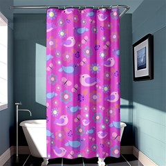 Spring Pattern - Pink Shower Curtain 36  X 72  (stall)  by Valentinaart