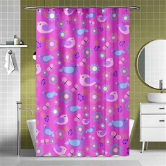 Spring Pattern - Pink Shower Curtain 48  X 72  (small)  by Valentinaart